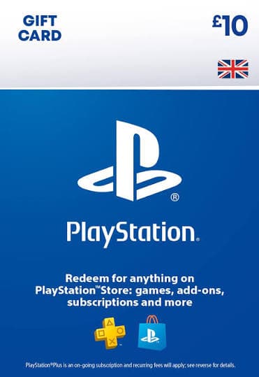 گیفت کارت ۱۰ پوندی PSN